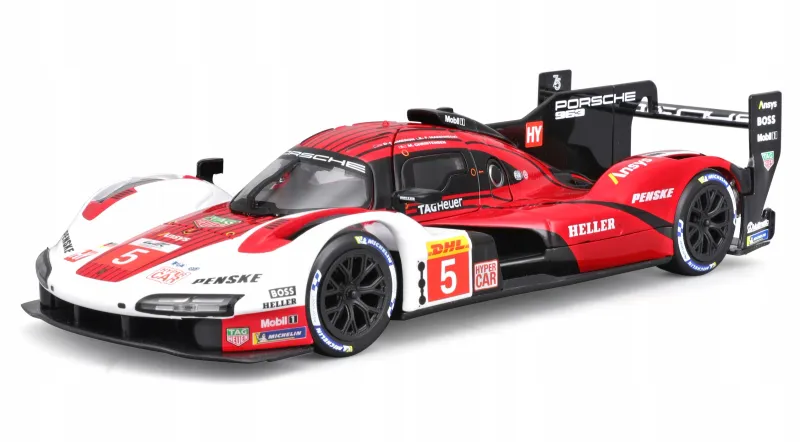 Auto metal., 1:24, PORSCHE 963, białe zdjęcie 2