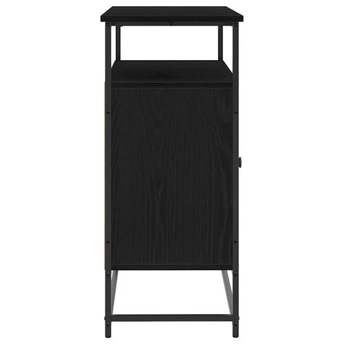 Bufet Czarny dąb 100 x 35 x 80 cm Materiał drewnopochodny na Arena.pl