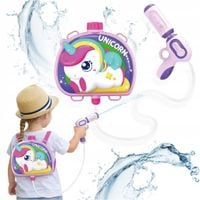 Pistolet na wodę dla dzieci z plecakiem zbiornik 1,5L Jednorożec 1060-55