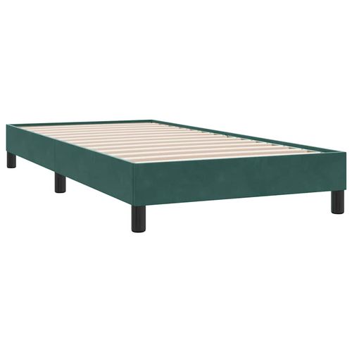 Łóżko typu Box Spring bez materaca Ciemnozielone 90x210 cm na Arena.pl