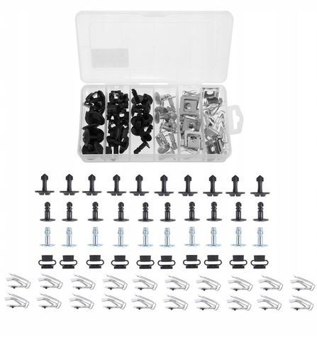 VW SKODA SEAT AUDI ZESTAW SPINEK OSŁONY SILNIKA WKRĘTY ŚRUBY BLASZKI POD WK na Arena.pl