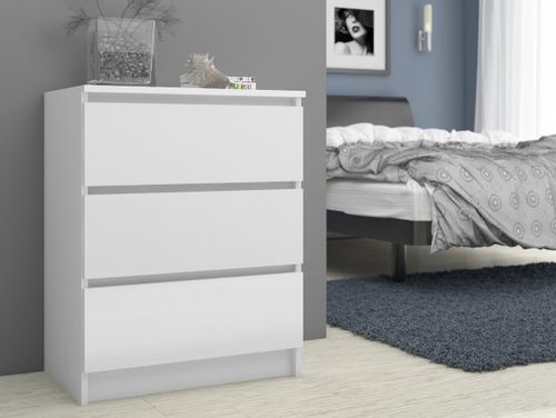 KOMODA K 60 cm 3 SZUFLADY BIAŁA na Arena.pl