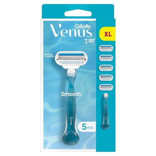 Gillette Venus Smooth Maszynka do golenia dla kobiet + 5 ostrzy na Arena.pl