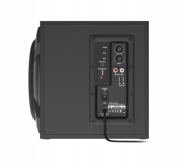 Głośniki komputerowe 2.1 Genesis Helium 800BT ARGB Bluetooth Pilot Gaming zdjęcie 5