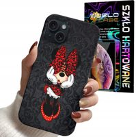 ETUI CASE DO IPHONE 15 PLUS - MYSZKA MINNIE MICKEY MINI + SZKŁO