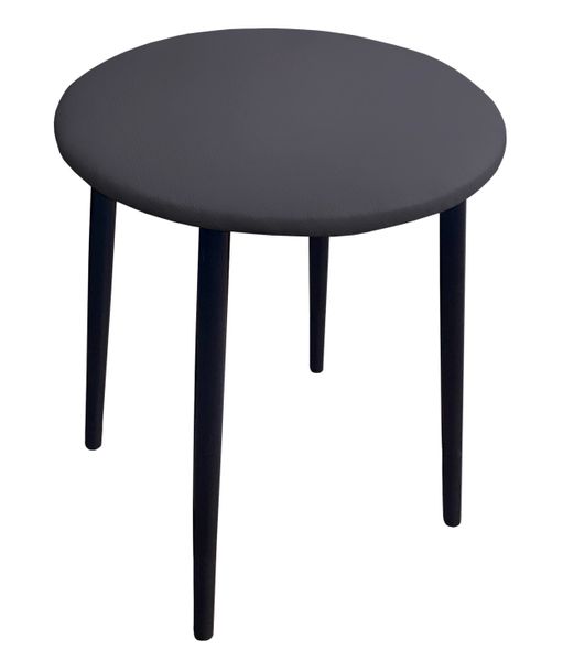 Taboret TRIX D23 szary podstawa czarna zdjęcie 1