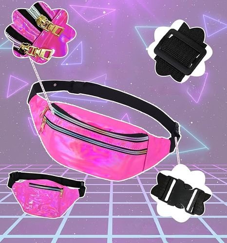 Damski Strój Lata 80 Kostium Neon Retro Disco Przebranie Halloween XXXL na Arena.pl