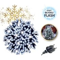 światełka lampki 300 led zimny biały, flash biały lamp33b