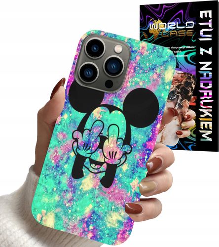ETUI CASE DO IPHONE 14 PRO - MYSZKA MINNIE DAMSKIE WZORY PLECKI na Arena.pl