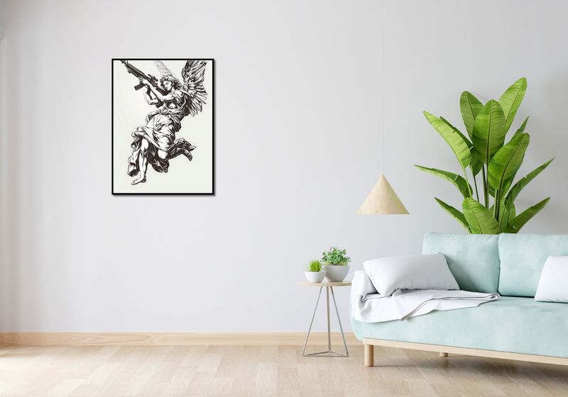 Plakat 60x80cm Anioł Wojny zdjęcie 4