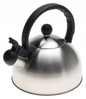 CZAJNIK Stalowy Satynowy 2l Z Gwizdkiem INDUKCJA Gaz 1002