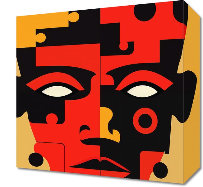 Obraz 30x30cm Puzzle Tożsamości zdjęcie 1