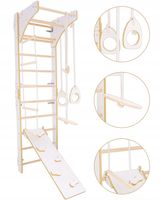 Drabinka do ćwiczeń dla dzieci z akcesoriami do domu zestaw trenigowy