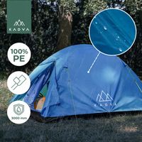 Namiot kempingowy 2-osobowy KADVA Festa 2 niebieski OS KOPUŁOWA KONSTRUKCJA