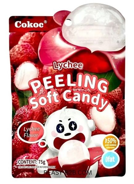 Cokoc Lychee Peeling Soft Candy zdjęcie 1