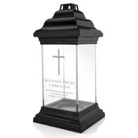 Lampion ZNICZ kapliczka dla OJCA CHRZESTNEGO GRAWER PERSONALIZOWANY