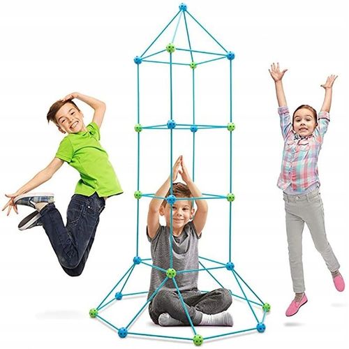 ZESTAW DO BUDOWANIA BAZY SŁOMKI NAMIOT XXL 179el na Arena.pl