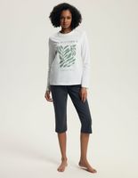 Piżama Damska Na Prezent Bawełna XL ECRU