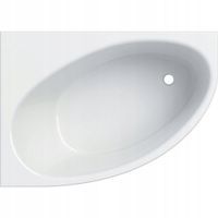GEBERIT SELNOVA Wanna asymetryczna 140x100 cm, odpływ z prawej strony 190L