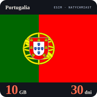 Karta eSIM Internet Portugalia 10 GB na 30 dni - bez rejestracji
