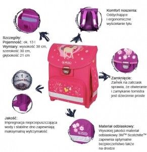 TORNISTER KASETONOWY SMART LOVELY na Arena.pl