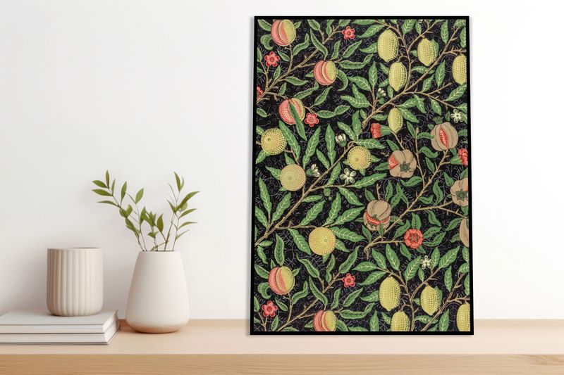 Plakat 40x60cm Fruit Pattern, William Morris Vintage do Salonu zdjęcie 6