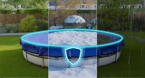 Pokrywa basenowa Planenfux PP03-BL okrągła Ø 520 cm do basenu 420-460 cm na Arena.pl