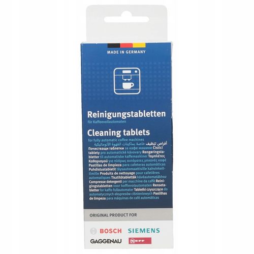 ORYGINALNE TABLETKI czyszczące ekspresów SIEMENS | 10szt TZ60001 na Arena.pl