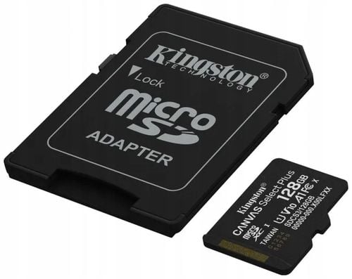 Karta microSD Kingston 128GB microSDXC Canvas Select Plus Gen3 na Arena.pl