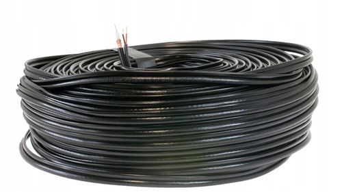 Przewód koncentryczny antenowy do kamer monitoringu CCTV z zasilaniem 100m na Arena.pl