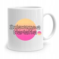 Kubek Prezent Dla Dziewczyny Dziewczyna Wariatka Z Nadrukiem Ze Zdjęciem