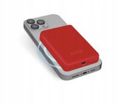 Powerbank 5000 mAh MagSafe - czerwony