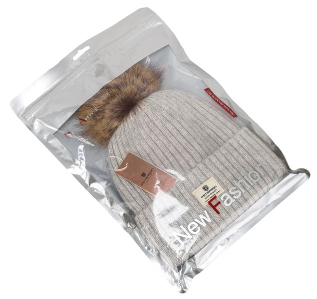 czapka ptn hat-08-7750 grey zdjęcie 6