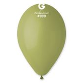 Balony pastelowe zielony oliwkowy #098, 26 cm 3 szt.