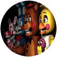 Opłatek na tort FNAF Five Nights at Freddy's