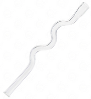 Lufka Szklana Cygarniczka Przezroczysta