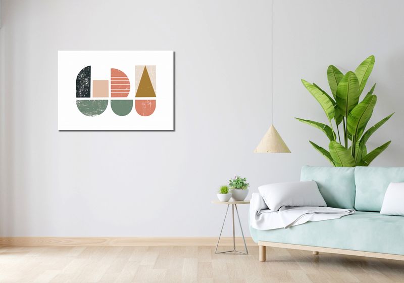 Obraz 90x60cm Ziarnista Symetria zdjęcie 2