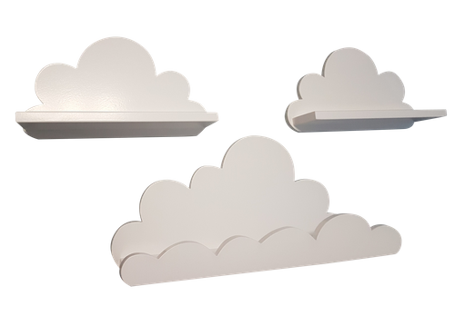 Półka Chmurka zestaw 3 szt. wersja Minorka - Prestige na Arena.pl