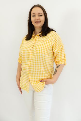 Koszula w Żółtą Kratę Damska UNI na Arena.pl