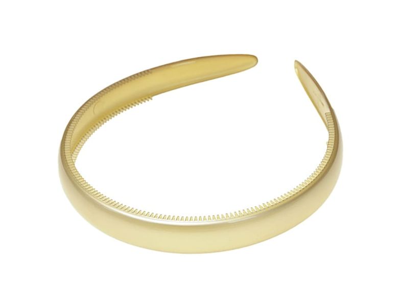 Francuska opaska do włosów beżowa zdjęcie 1