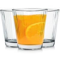 3x Szklanki do Napojów Wody Soku Kompotu Zestaw Komplet Szklanek na Napoje