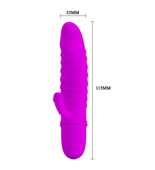 Mini wibratorek ze stymulatorem – 10 wibracji zdjęcie 4