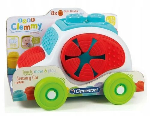 Autko z klockami Soft Clemmy Clementoni 17315 na Arena.pl