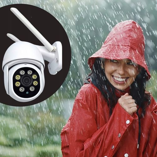 Zewnętrzna Kamera WIFI Obrotowa 1080p POLSKA APLIKACJA ŚLEDZENIE FULL HD SD na Arena.pl