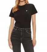 GUESS KOSZULKA DAMSKA T-SHIRT COLETTE T-SHIRT CZARNA V4YI09J1314 JBLK