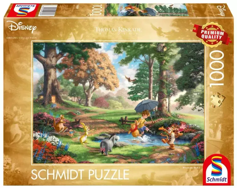 Puzzle PQ 1000 elementów. Kubuś Puchatek zdjęcie 1