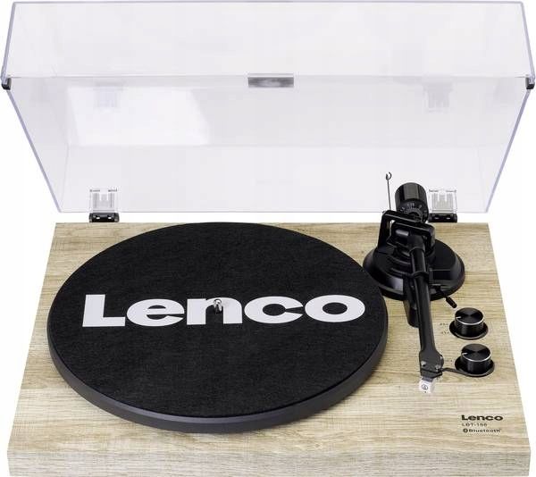 Gramofon Lenco LBT-188 AUX USB Bluetooth Sosna zdjęcie 1