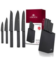 Zestaw 5 noży w bloku Gerlach Ambiente Black NK 984