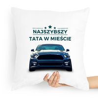 Poduszka Prezent Dla Taty Najszybszy Tata Z Nadrukiem Ze Zdjęciem