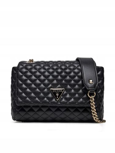 Guess Torebka Damska mała pikowana listonoszka HWEQG9 54121 Czarna na Arena.pl
